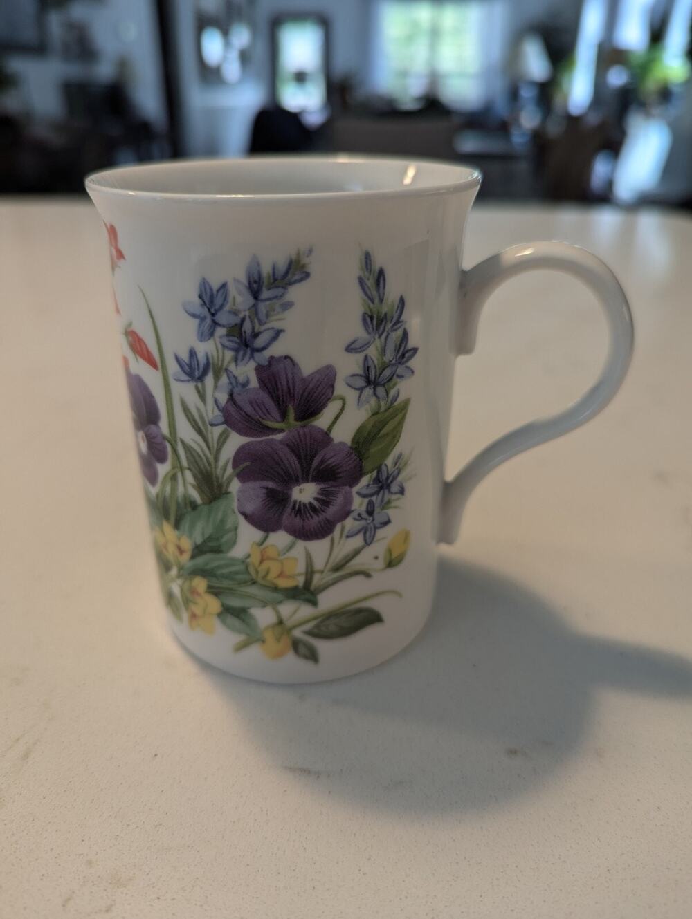 Crown Trent China Limited Mug Fine Bone China Florals UK Made Cottagecore